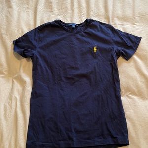 Ralph Lauren navy blue shirt sleeved t shirt